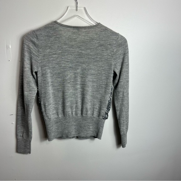 Ann Taylor sequin Merino Wool Cardigan Sweater size small - Picture 3 of 3